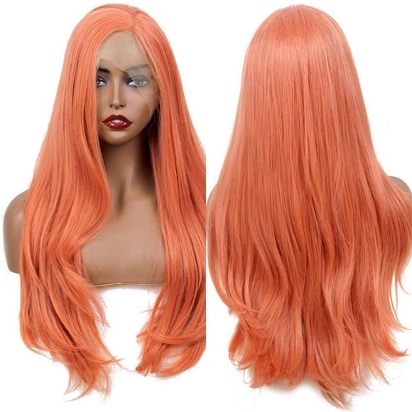 ?CAROLINA 24” ORANGE STRAIGHT LACE FRONT WIG*NWT* main image 8